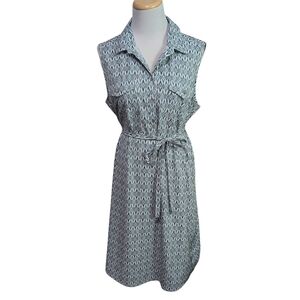 Eddie Bauer Sleeveless Dress, Pattern, Women's Large